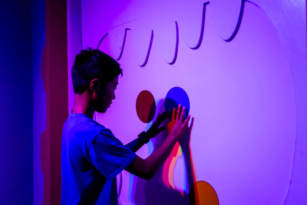 Families play at the Iowa Children's Museum during a marketing content day, Monday, Aug. 18, 2025, in Coralville, Iowa.  MANDATORY CREDIT: Joseph Cress/Think Iowa City